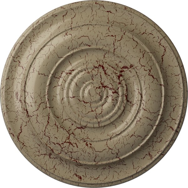 Ekena Millwork Niobe Ceiling Medallion (Fits Canopies up to 8 5/8"), 18"OD x 1 1/2"P, Gobi Desert Crackle CM18NIGDC - main